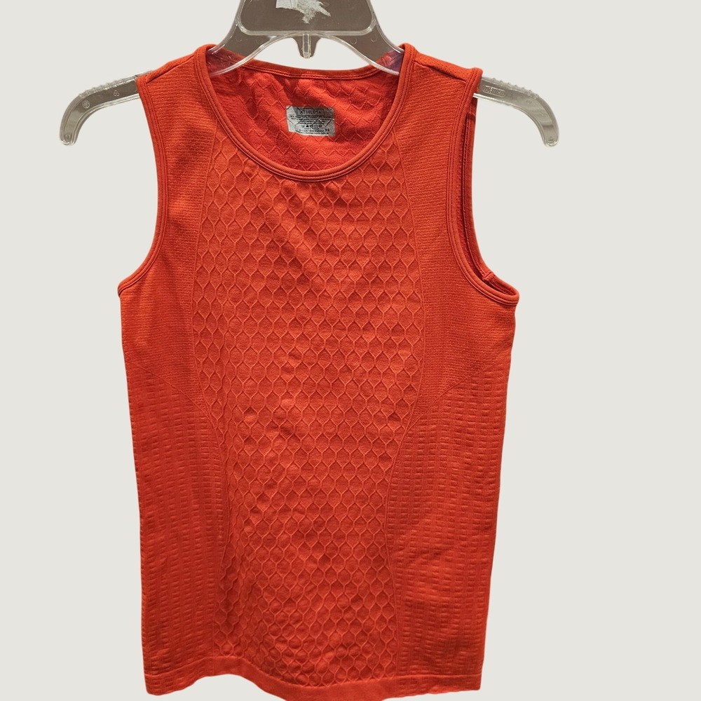 Athleta Orange XS Sleeveless Stretch Tank Top Activewear